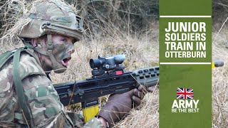 Junior Soldiers On Exercise In Otterburn British Army