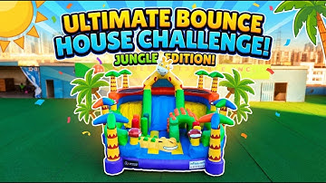 🦒Commercial Jungle Giraffe Themed Bounce House Slide Combo | Chinee Inflatables T2-8119
