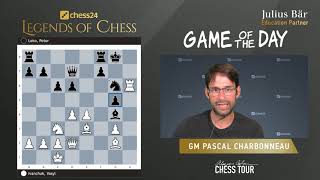 chess24 Legends of Chess | Game of the Day #1 | Ivanchuk - Leko | King's Gambit screenshot 2