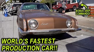 Самый быстрый серийный автомобиль в мире — Studebaker Avanti