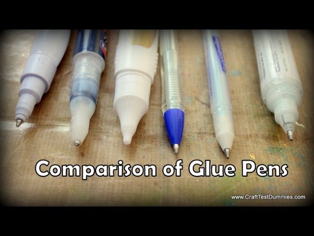 Comparison of Glue Pens 