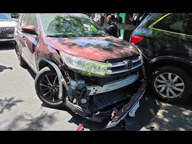 Three-vehicle accident occurred at the intersection of Bedford Avenue and Lynch Street