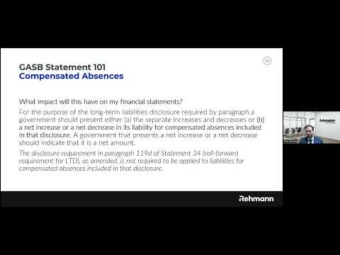 GASB 101 Update - video from Rehmann