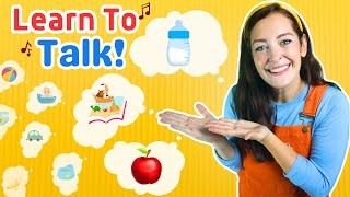 Baby's First Words | Apples & Bananas, Finger Family Song | Toddler Learning Video | Baby Songs
