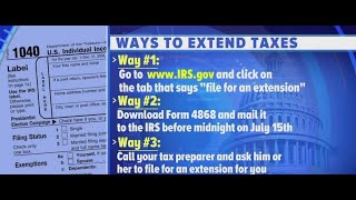 Tax tips for last minute filers