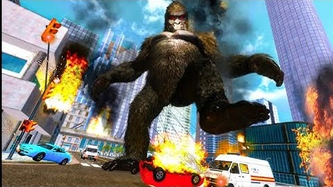 Monster Kaiju Godzilla vs Kong City Destruction 3D : Gameplay 1 2 3 4 5