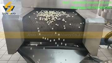 After-sales service---help customers debug the production line and produce puffed food #puffedfood