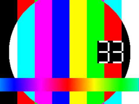 test pattern with audio