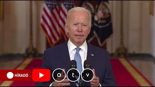 Joe Biden vállalta a felelősséget a rendezetlen kivonulásért