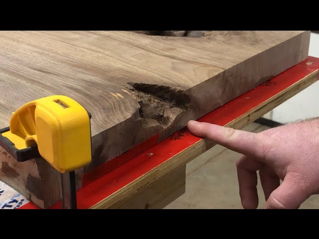 How to Fill Knot Holes and Cracks with Black Epoxy – Woodworkers Source Blog