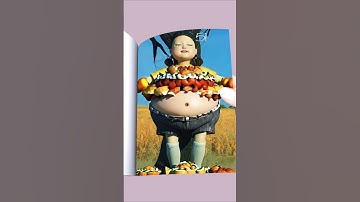 Squid game dolls are getting fat Flipbook #squidgame #shorts #fyp
