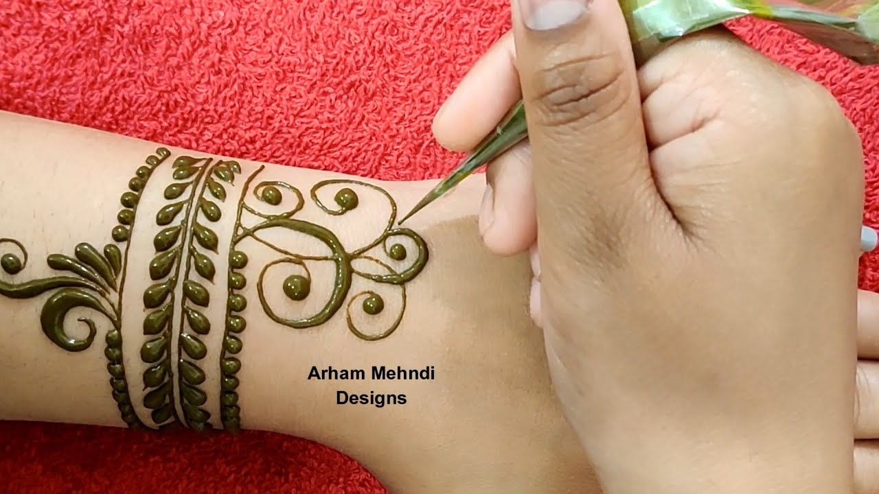 New Stylish Arabic Mehndi Design 21 Easy Simple Mehndi Design For Hand Arham Mehndi Designs Youtube