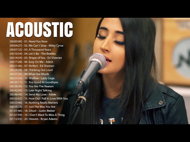 Acoustic 2024 / The Best Acoustic Cover of Popular Songs 2024 / Top Acoustic Songs 2024 Cover class=