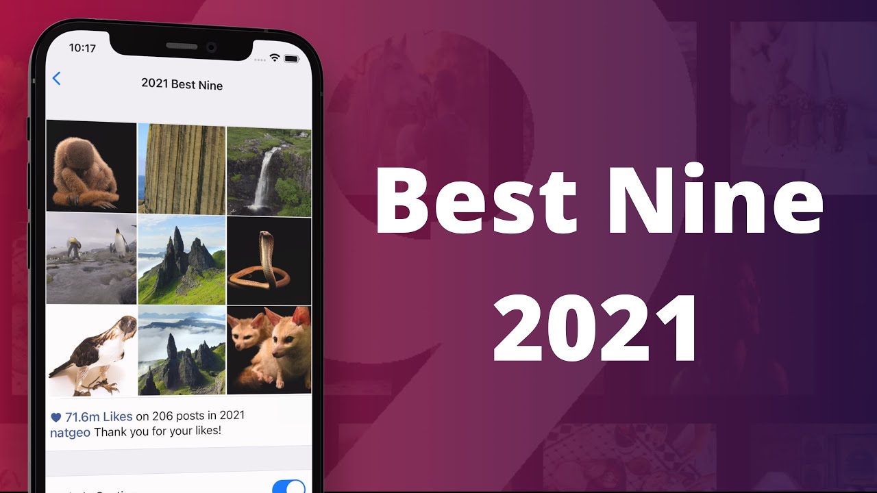 best nine instagram 2017  New Update  2021 Best Nine for Instagram - an IOS Academy App
