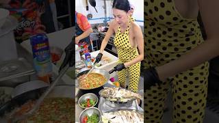 Steamed fish with lemon - Thai Street Food