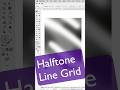 Pure Vector Halftone Lines In Illustrator – NO Plugins #tutorial #adobesoftware