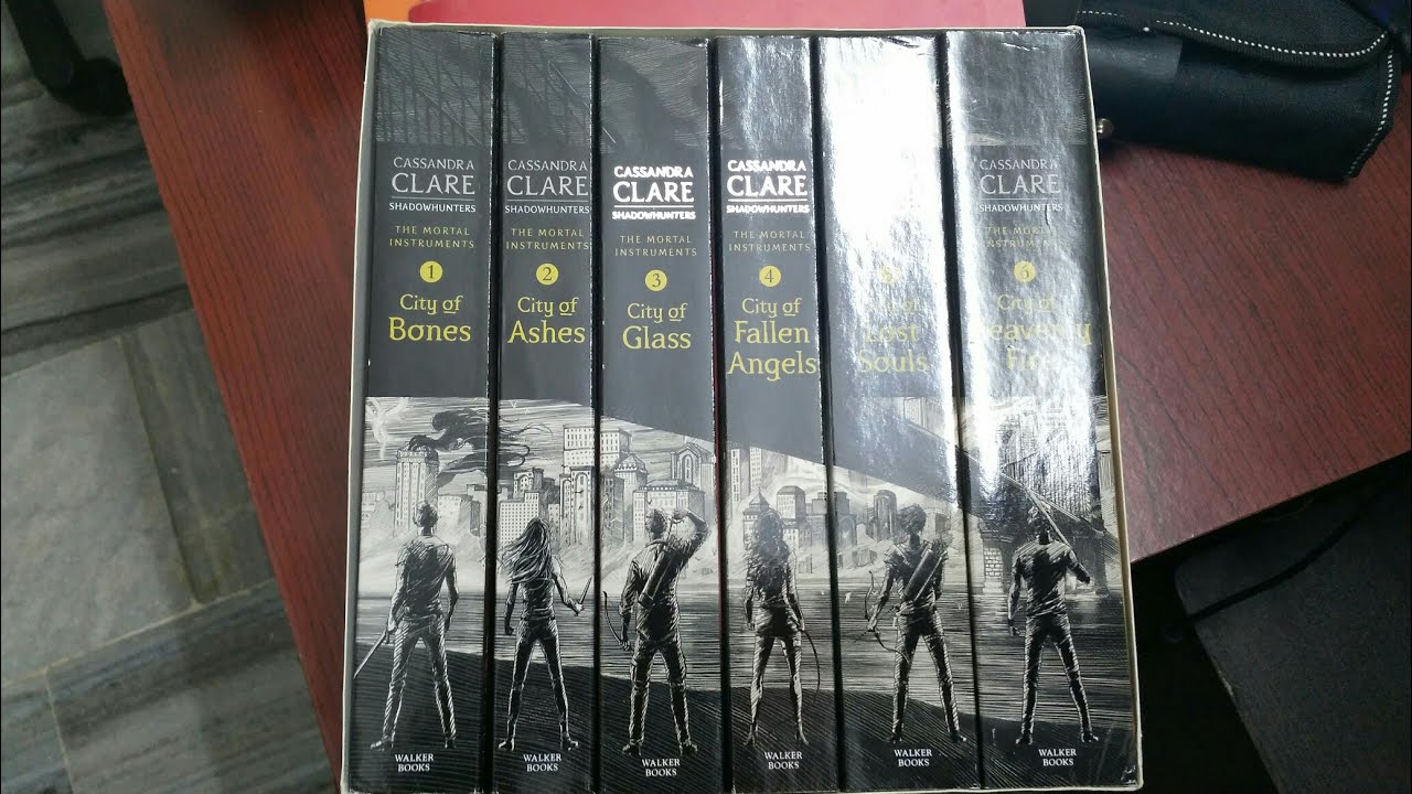 The Mortal Instruments by Cassandra Clare complete box set unboxing (amazon India)