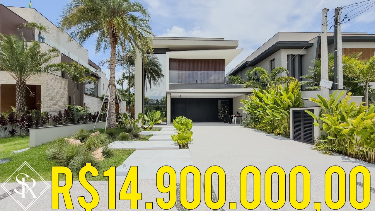 Essa casa na Riviera Módulo 11 redefine o luxo: 6 suítes, adega dupla e lazer cinematográfico🤩