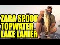 Zaraspook Topwater on Lake Lanier