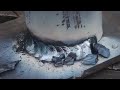 a round pipe welding technique that is rarely shot by a welder