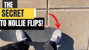 Nollie Flip Trick tip - learn how to Nollie flip Broken down in 3 Easy Steps!