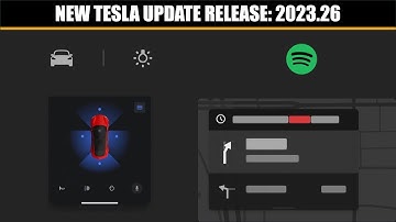 TESLA AUTO HEADLIGHTS UPDATED - Software Update 2023.26