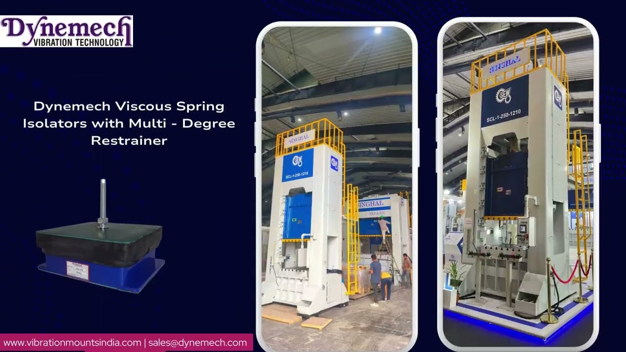 Maximizing Efficiency: How Dynemech Anti-Vibration Mounts Revolutionize Power Press Operations