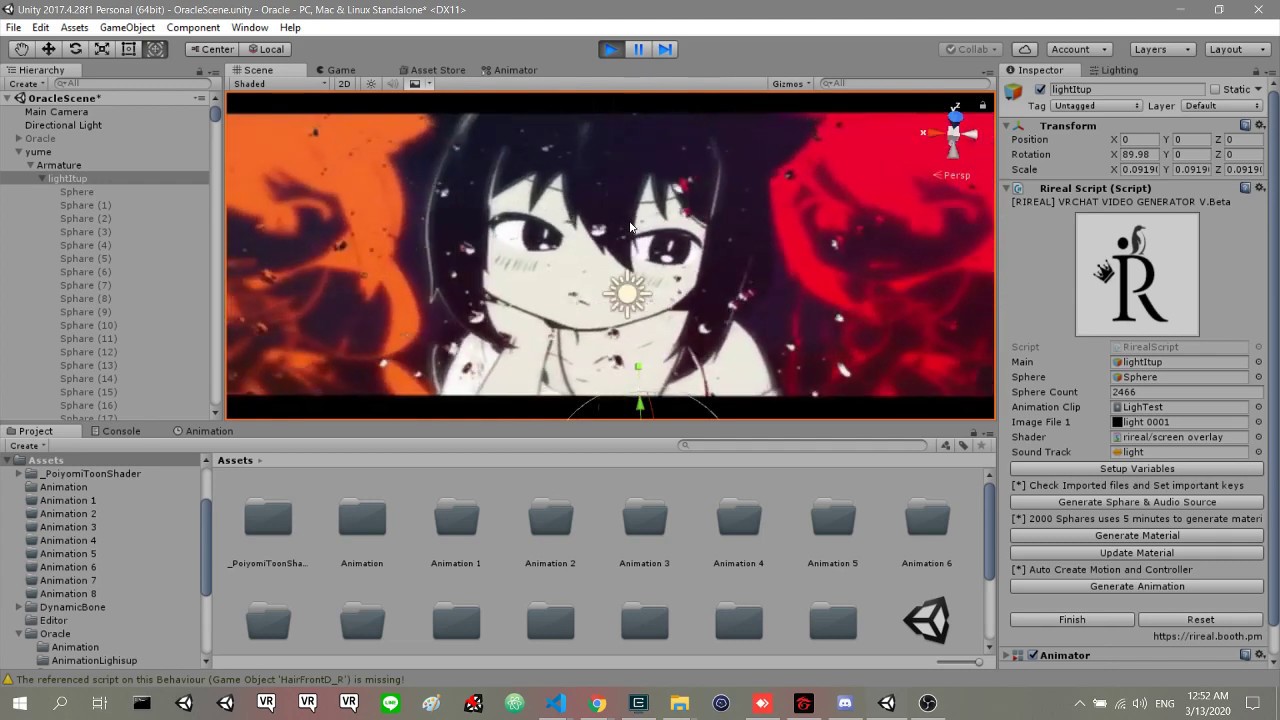 [RIREAL] Editor Script Animation Keyframe (Auto Made Video) | VRChat ...
