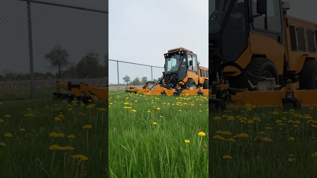 Trackless Rotary Mower: The Best Mower for Big Lawns!