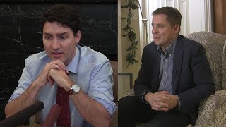 Trudeau, Scheer look ahead to 2019 election