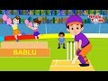 Bablu in t20 cricket  hindi rhymes  animated songs  rhymes by jingle toons