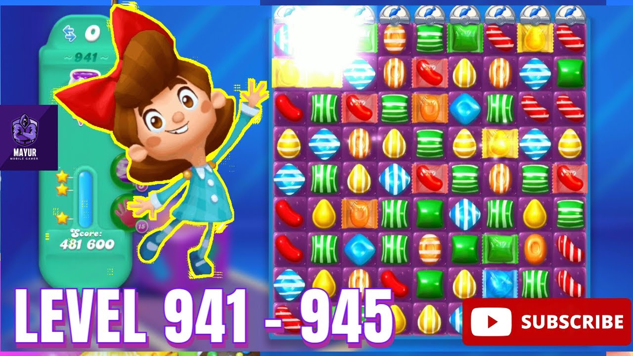 Candy Crush Soda Saga Level 941 - 945 - YouTube