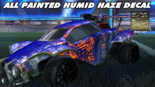 All NEW Painted Exotic Decal HUMID HAZE - Rocket League Showcase