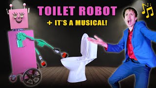 TOILET CLEANING ROBOT + It's a Musical! 🎵