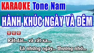 Hành Khúc Ngày Và Đêm Karaoke Remix Tone Nam - Nhạc Sống Thanh Ngân