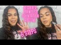 How to Apply FULL COVERAGE flawless foundation for beginners | Beginners Flawless Foundation