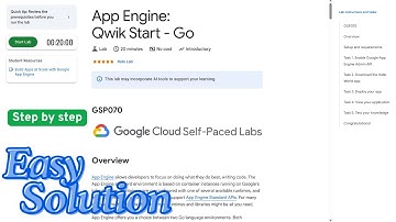 App Engine: Qwik Start - Go | #GSP070 | #qwiklabs | #arcade | #solution