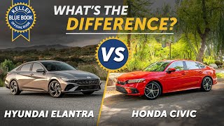 Hyundai Elantra vs Honda Civic - What's The Difference? by Kelley Blue Book 18,892 views 2 weeks ago 8 minutes, 36 seconds