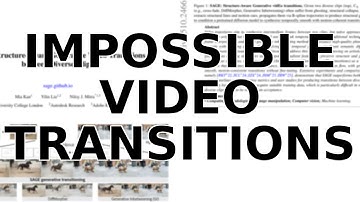 AI Creates Impossible Video Transitions That Look Shockingly Real