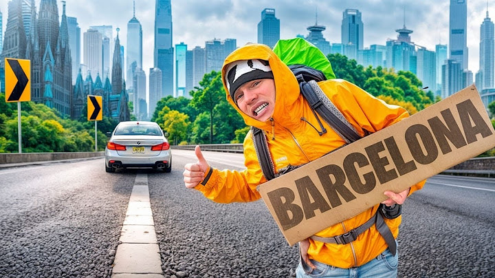 Autostopem do Barcelony (1300 km)