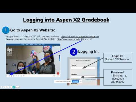 Aspen X2 Gradebook   Logging Into X2