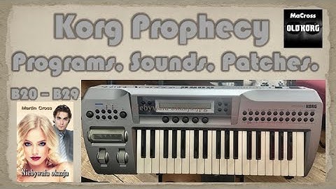Korg Prophecy. Physical Modeling. a.d. 1995. (No Talking!)