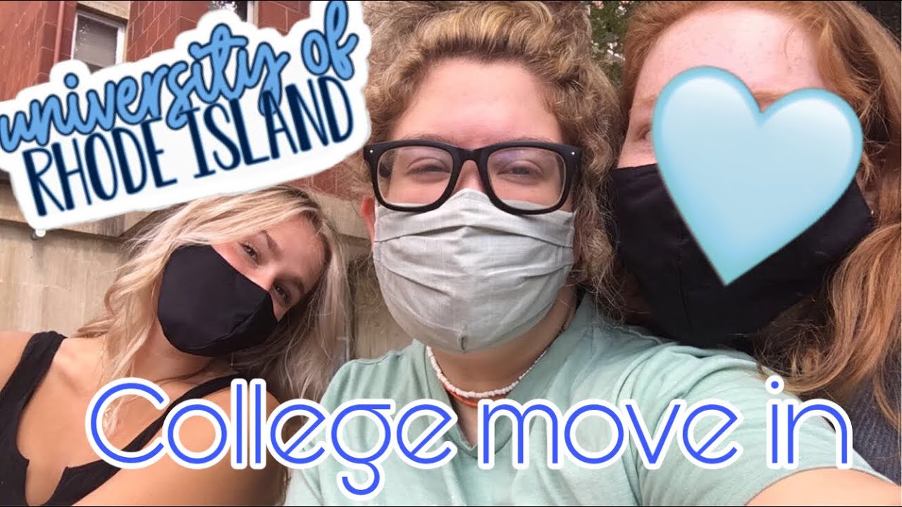 College Move In Vlog freshman year URI YouTube