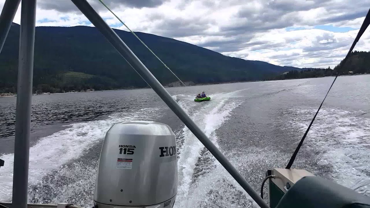 2000 Lund Fisherman 1700 with 115hp Honda - YouTube