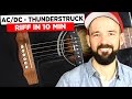 Gitarre lernen - AC/DC - Thunderstruck - Riff in 10 Minuten