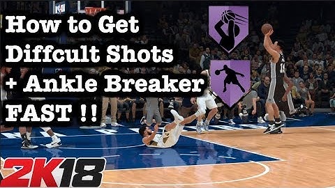 NBA 2K18 How to get Difficult Shots Badge Tutorial: Fastest Way How to get all badges 2K18 #6