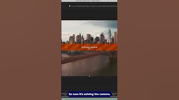 Using 3D CAMERA TRACKER in Adobe After Effects #3d #camera #tracker #aftereffects #adobe