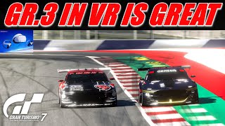 Gran Turismo 7 - GR.3 In VR Is Great