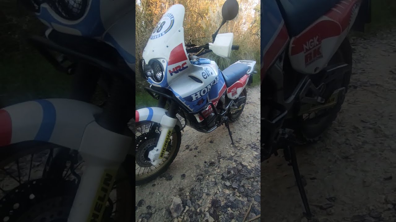 HONDA ÁFRICA TWIN 750 RD07 1995 - YouTube
