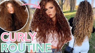 My CURLY Hair Care Routine | How to Wash and Style Curly Hair | MILA WENDLAND